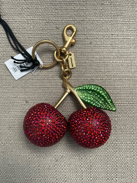 Coach Accessories - Coach Large Crystal Cherry Bag Charm Red new